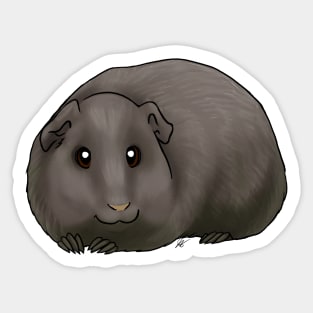 Small Mammal - American Guinea Pig - Black Sticker